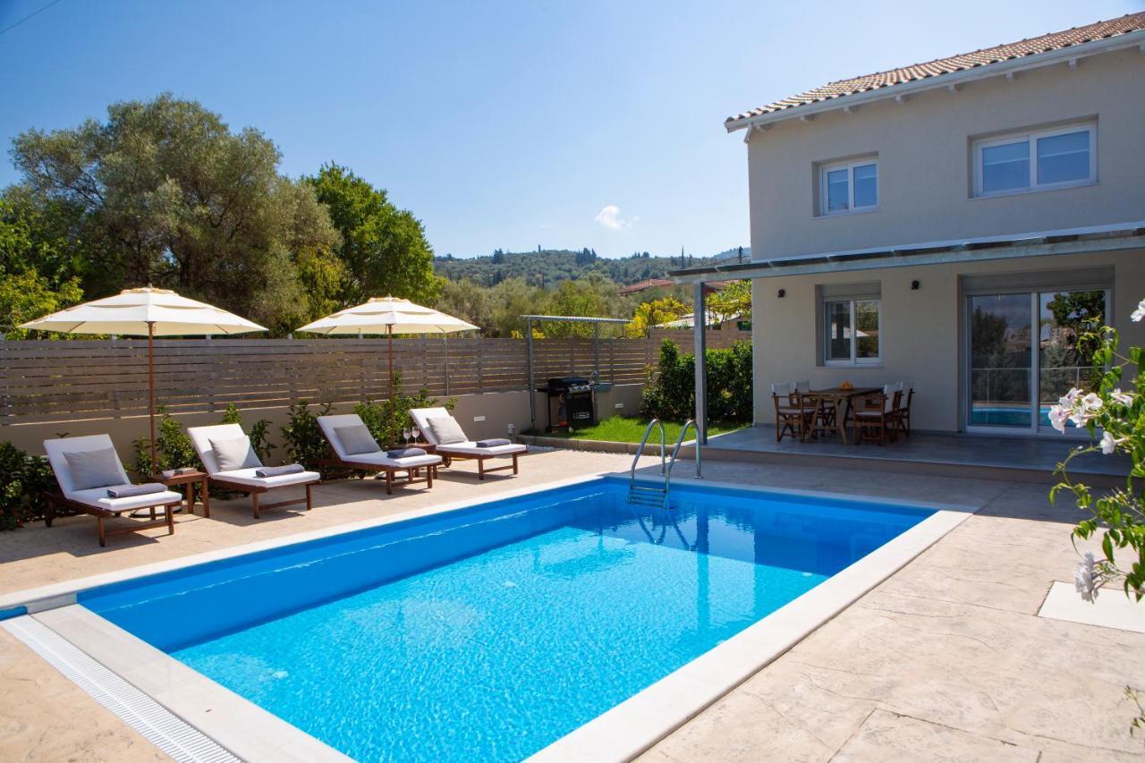 Grappolo Lefkada Villas - Villa Vertzami Just 2 Km From Lefkada Town Apolpaina 외부 사진