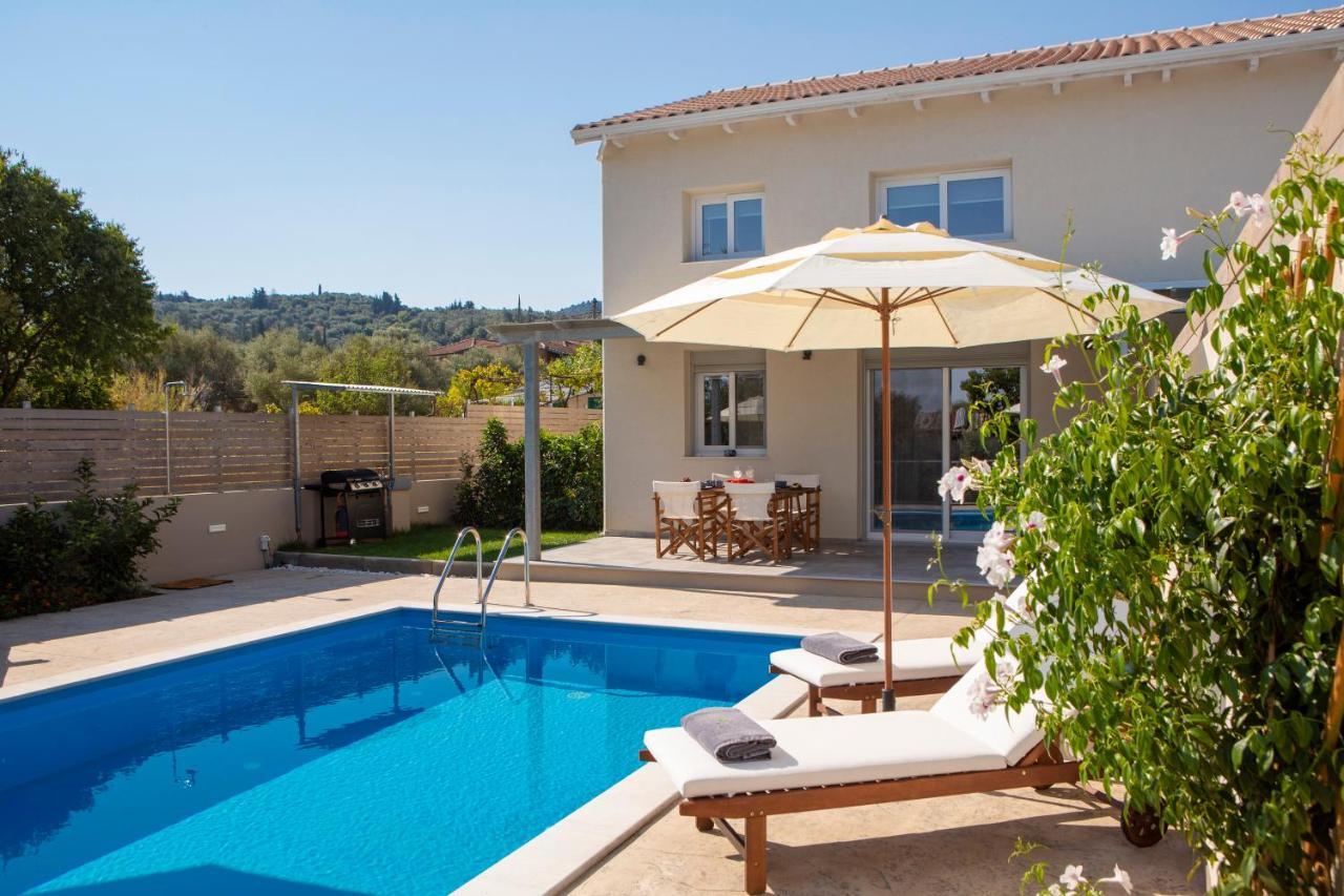Grappolo Lefkada Villas - Villa Vertzami Just 2 Km From Lefkada Town Apolpaina 외부 사진