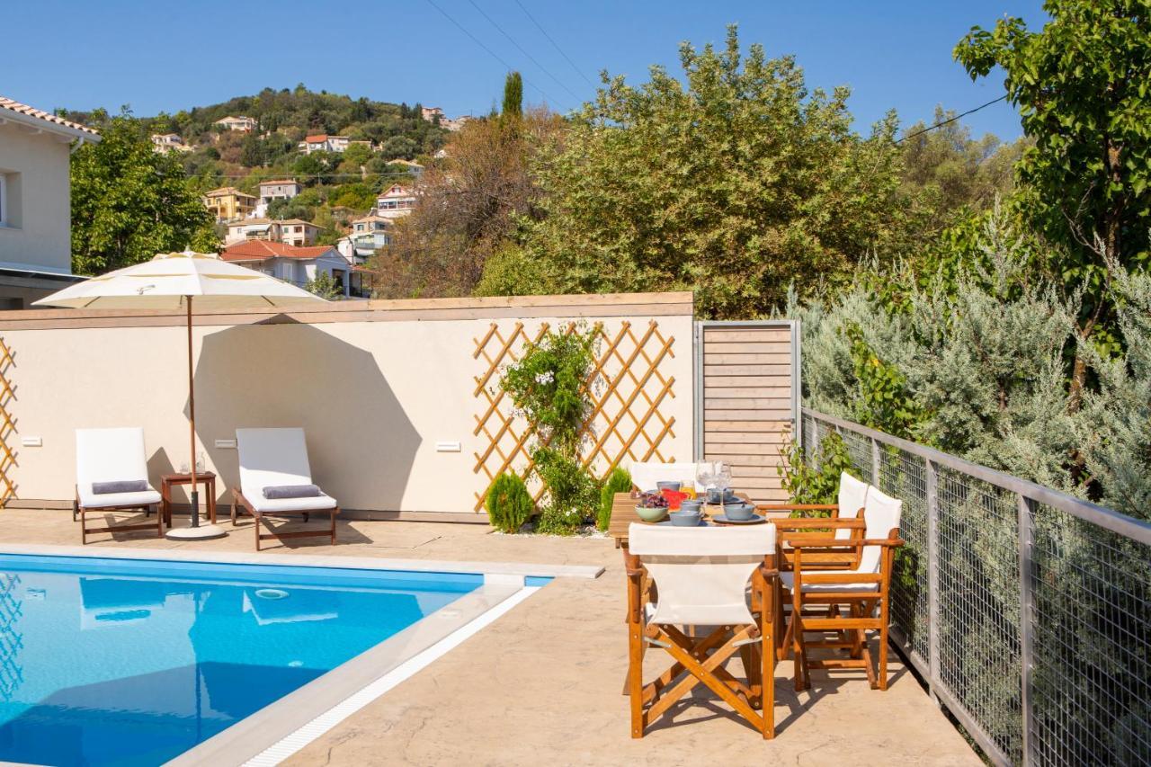 Grappolo Lefkada Villas - Villa Vertzami Just 2 Km From Lefkada Town Apolpaina 외부 사진