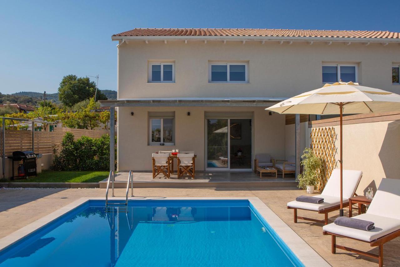 Grappolo Lefkada Villas - Villa Vertzami Just 2 Km From Lefkada Town Apolpaina 외부 사진